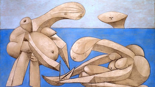 Picasso at Guggenheim Museum with the theme of the beach