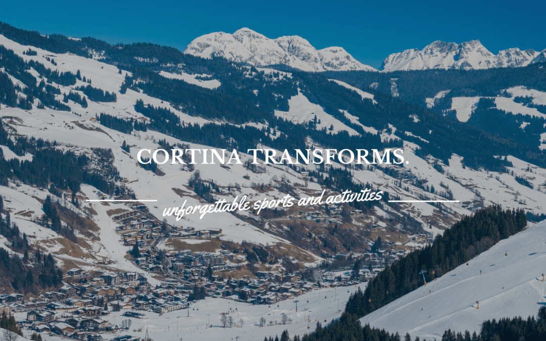 Cortina in winter transforms between sport and adventure