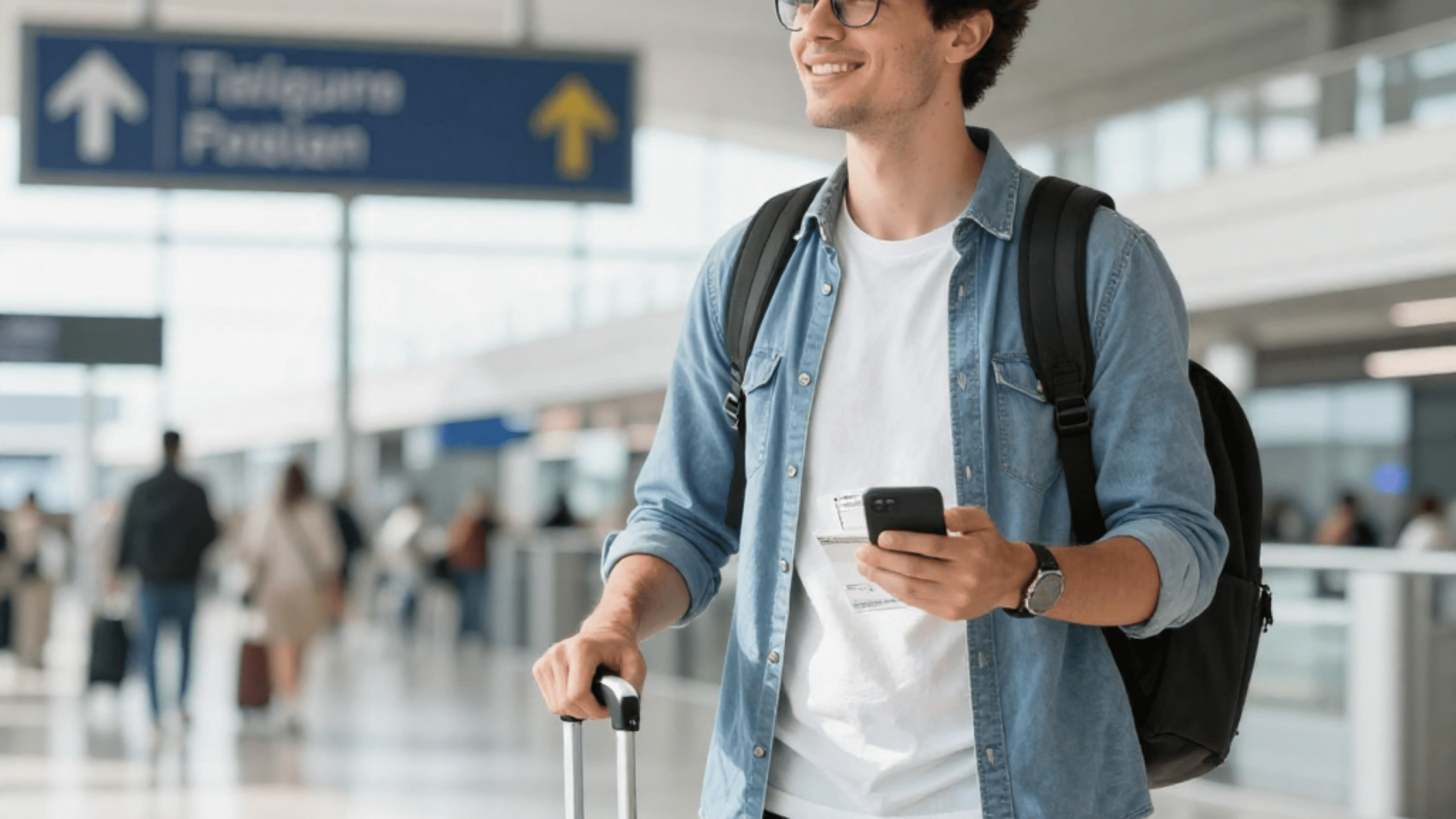 Ragazzo che è felice perchè ATVO è un buon modo di viaggiare anche a Cannavaregio